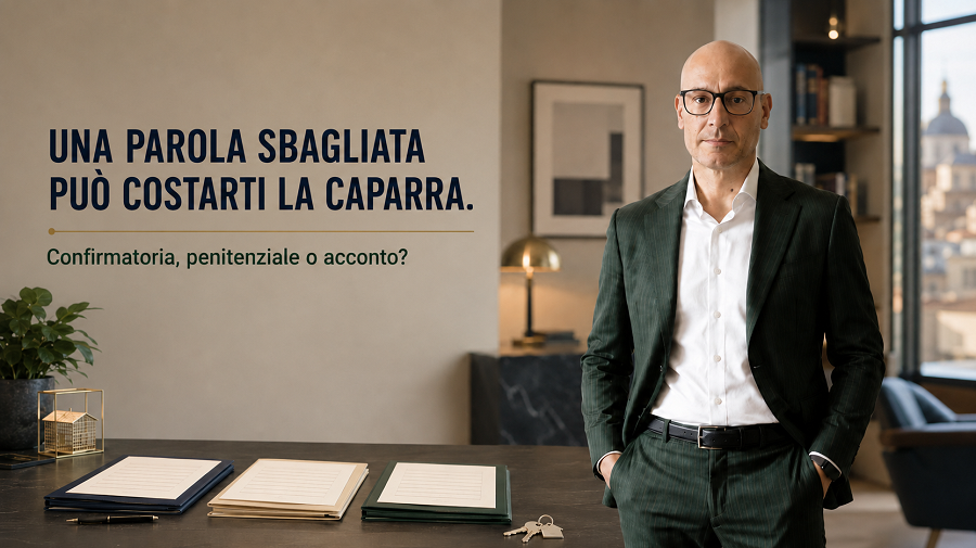 Caparra confirmatoria , penitenziale o acconto